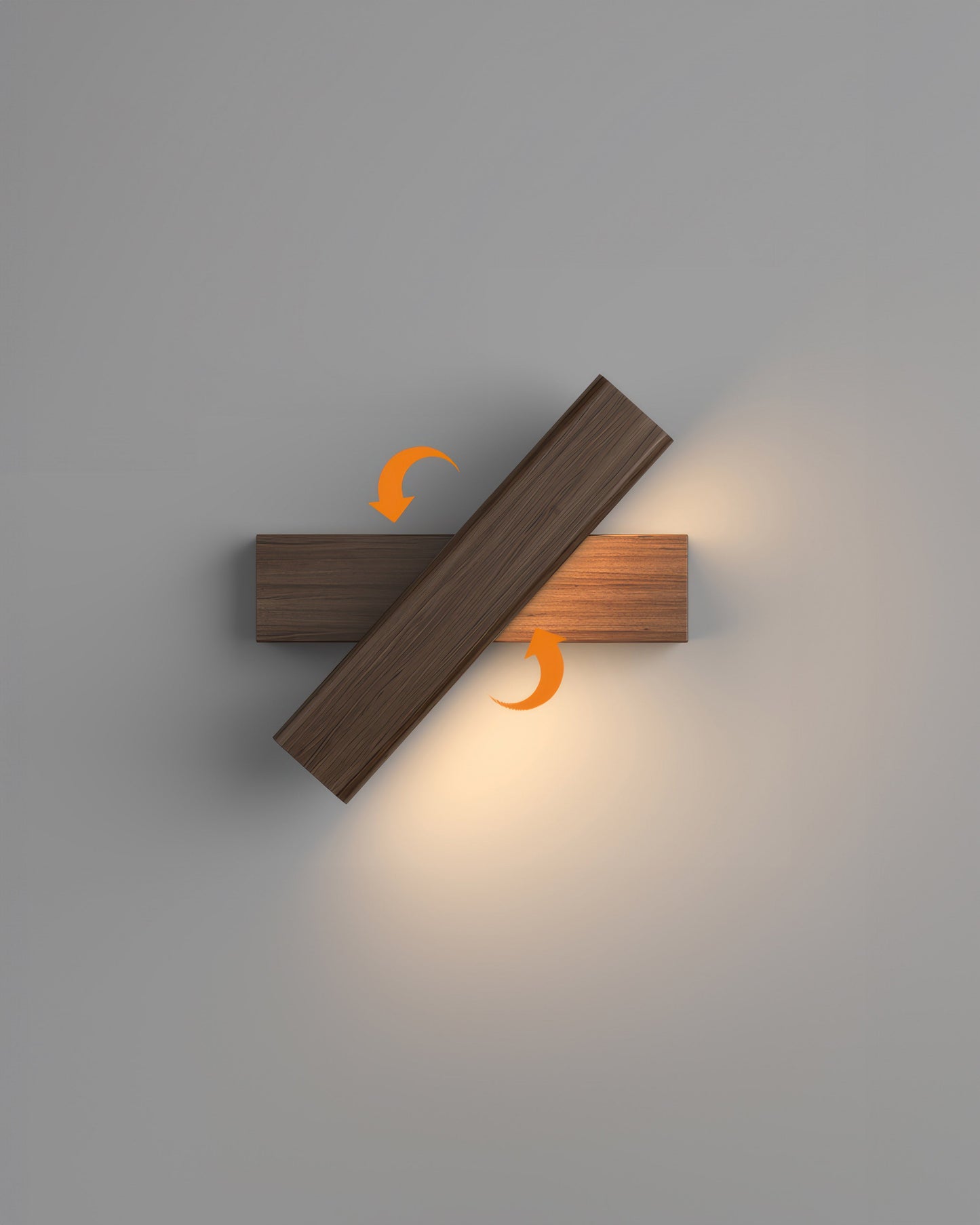 Adjustable Wooden Wall Light