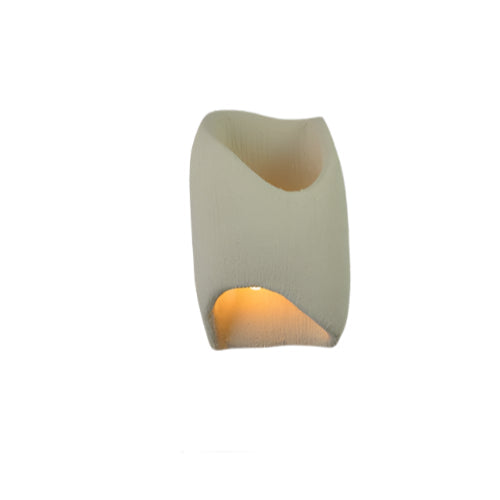 Simple White Textured Wall Lamp