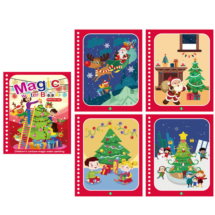 Colorful Kids Water Paint Book Set