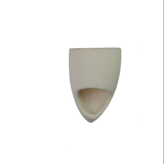 Simple White Textured Wall Lamp