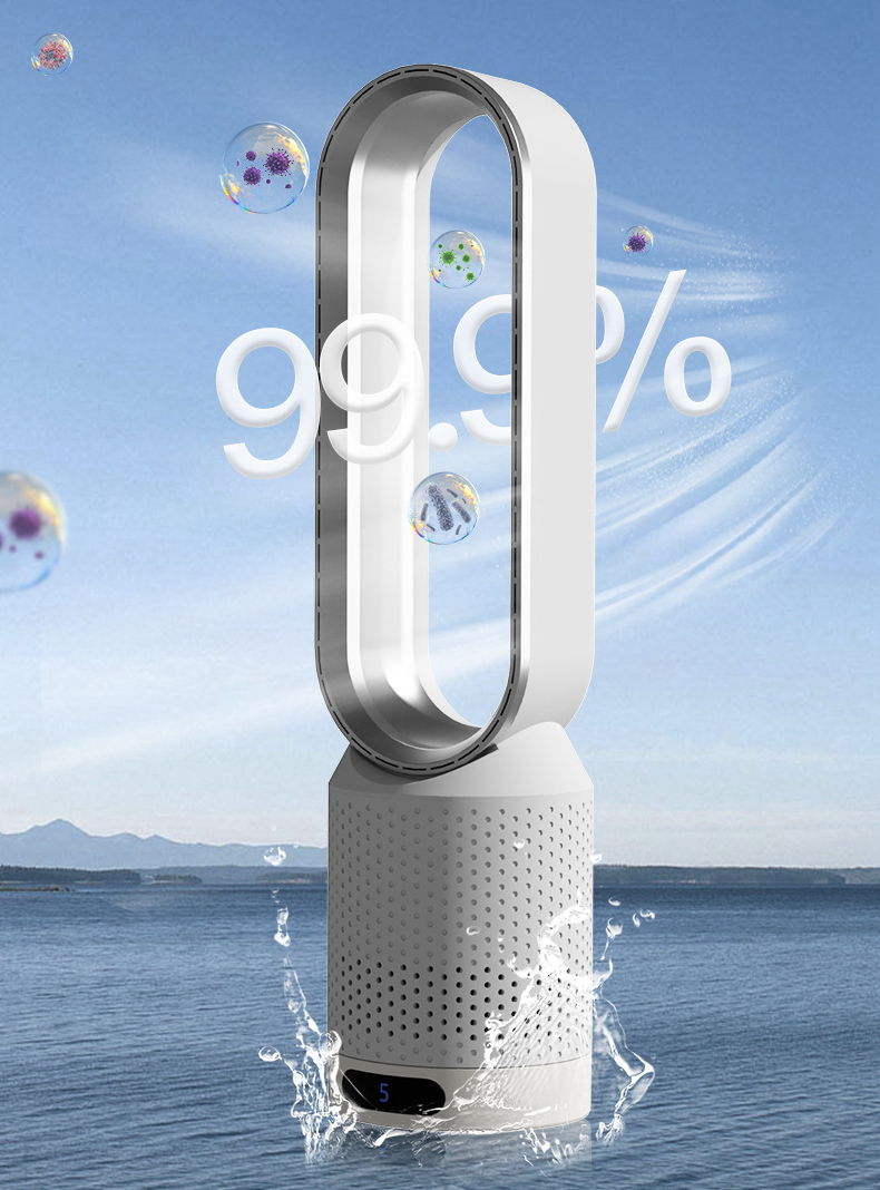 Compact 3-in-1 Air Cooler with UV Purifier & Ionizer