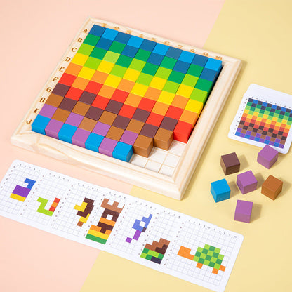 Wooden Montessori Learning Alphabet and Number Set