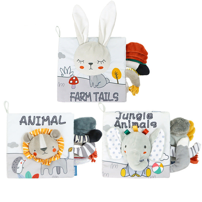 Soft Interactive Kids Plush Toy Book