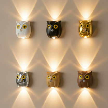 Smart Owl Nightlight Wall Lamp with Motion Sensor