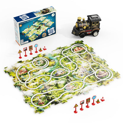Fun Holiday Train Jigsaw Toy
