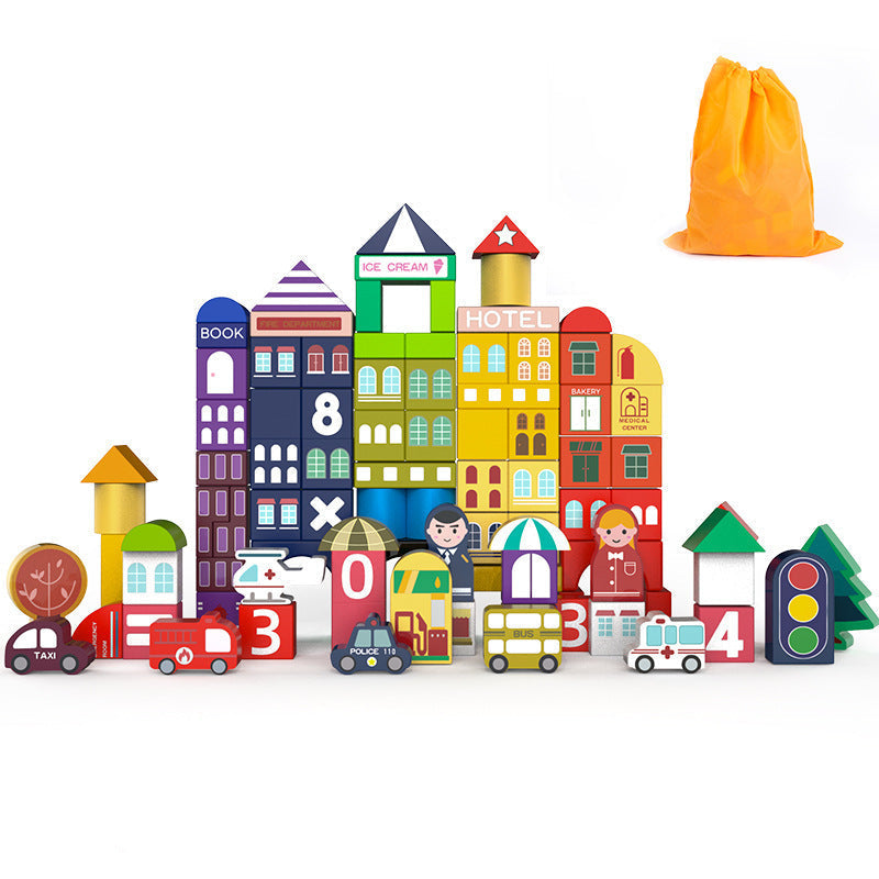 Befez | Kids Building Blocks Set with Storage Bucket - Befez