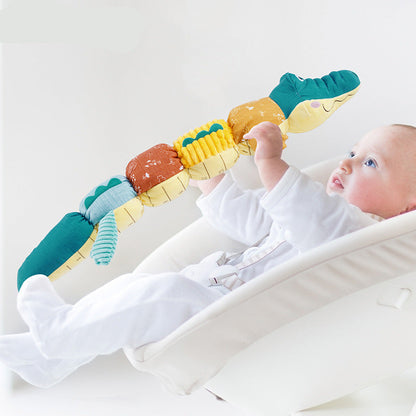Soft Musical Crocodile Toy with Rattle