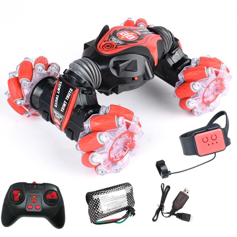 Dual Mode RC Stunt Car with Hand Control