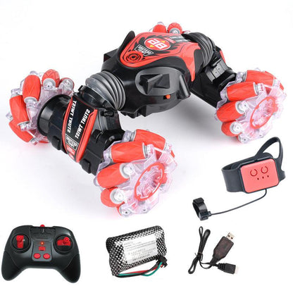 Dual Mode RC Stunt Car with Hand Control