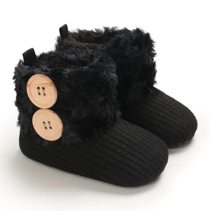 Cozy Baby Snow Boots - Soft Plush Non Slip Footwear