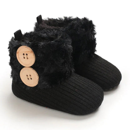 Cozy Baby Snow Boots - Soft Plush Non Slip Footwear