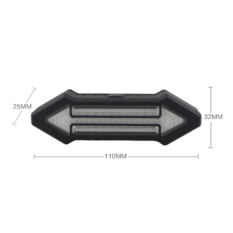 Smart Bike Rear LED Light Wireless Warning Signal