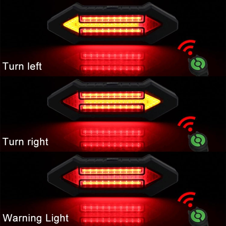 Smart Bike Rear LED Light Wireless Warning Signal