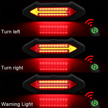 Smart Bike Rear LED Light Wireless Warning Signal