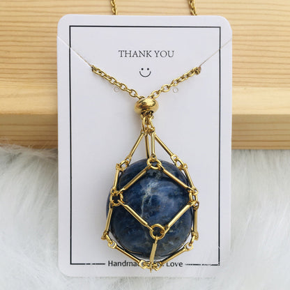 Sparkling Gemstone Pendant Necklace