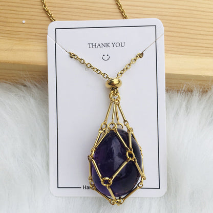 Sparkling Gemstone Pendant Necklace