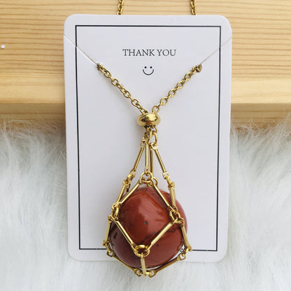 Sparkling Gemstone Pendant Necklace