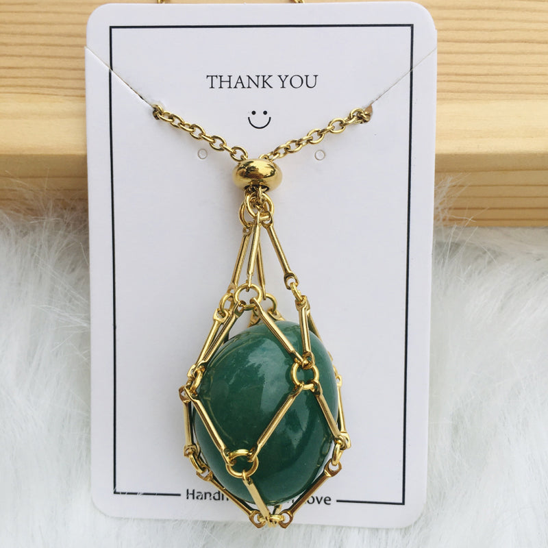 Sparkling Gemstone Pendant Necklace