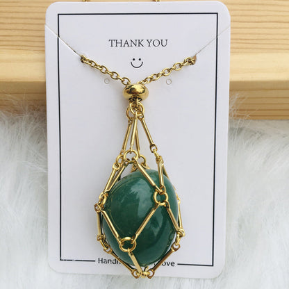 Sparkling Gemstone Pendant Necklace