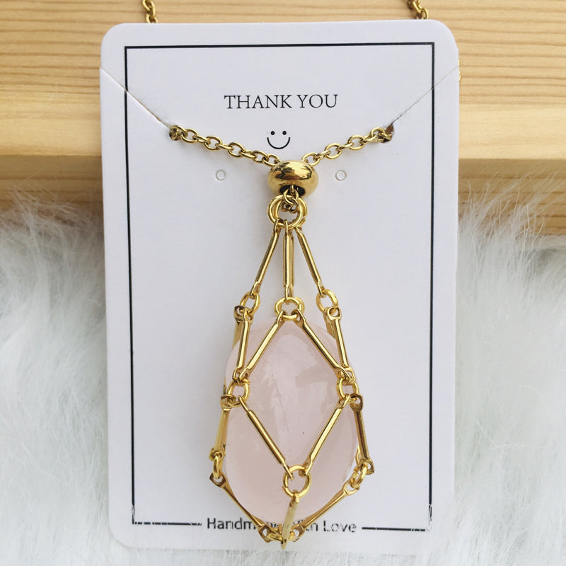 Sparkling Gemstone Pendant Necklace