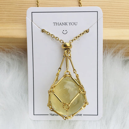 Sparkling Gemstone Pendant Necklace