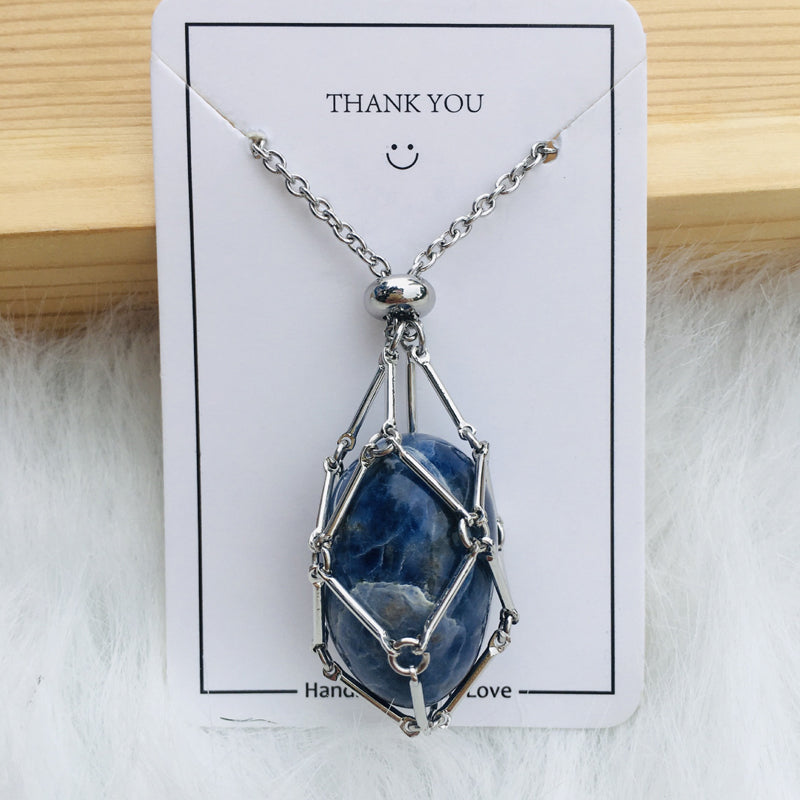 Sparkling Gemstone Pendant Necklace
