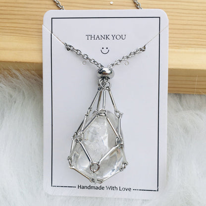 Sparkling Gemstone Pendant Necklace