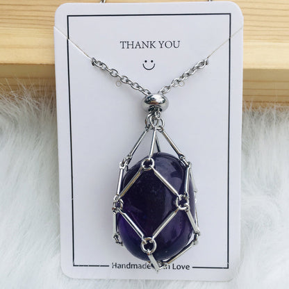Sparkling Gemstone Pendant Necklace