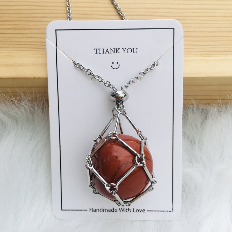 Sparkling Gemstone Pendant Necklace