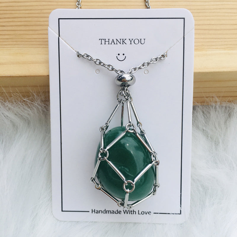 Sparkling Gemstone Pendant Necklace