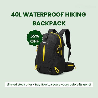 Waterproof 40L Hiking Backpack for Outdoor Travel