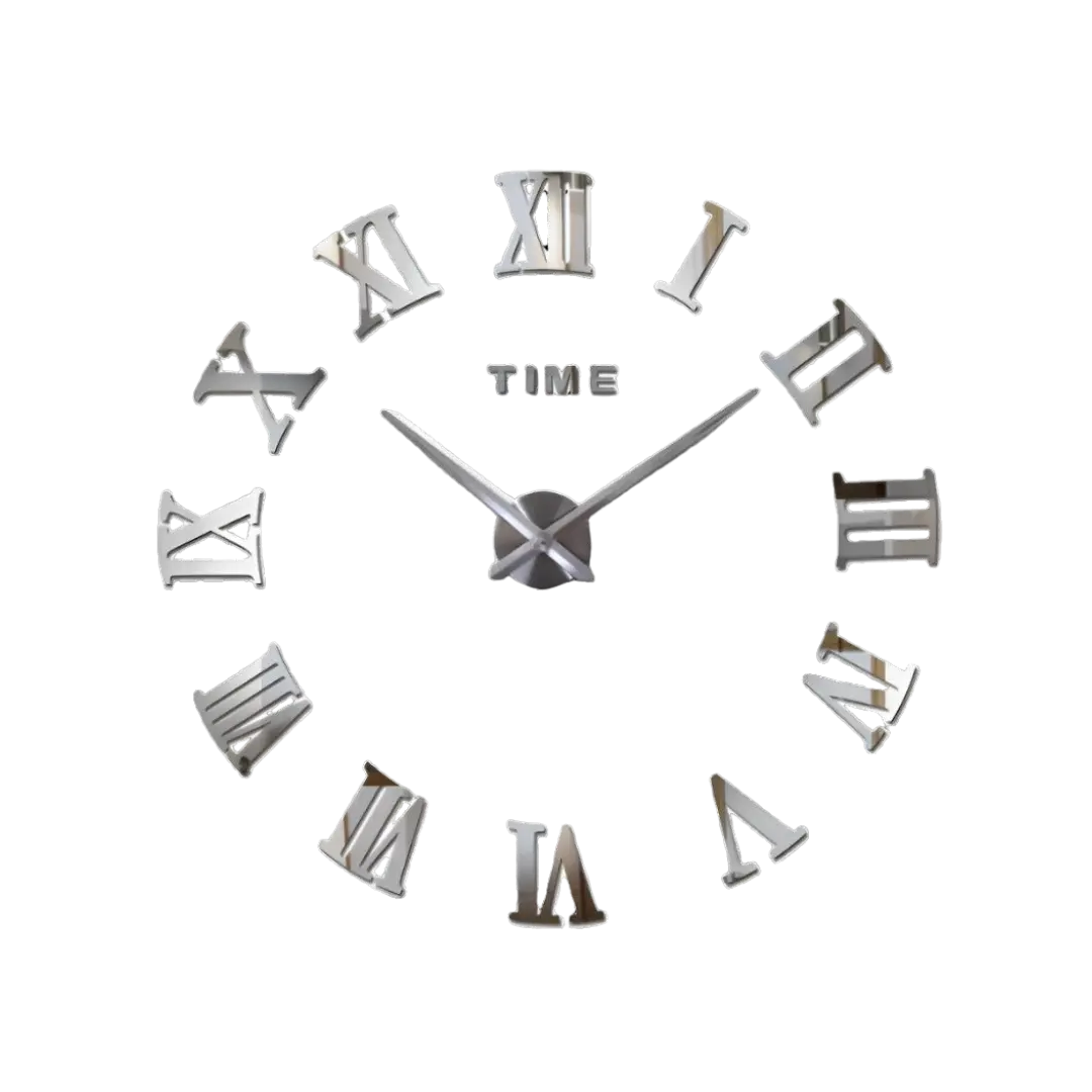Classic White Wooden Wall Clock - Befez