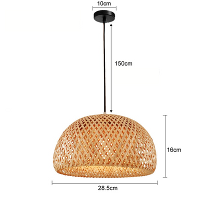 Natural Bamboo Table Lamp - Befez