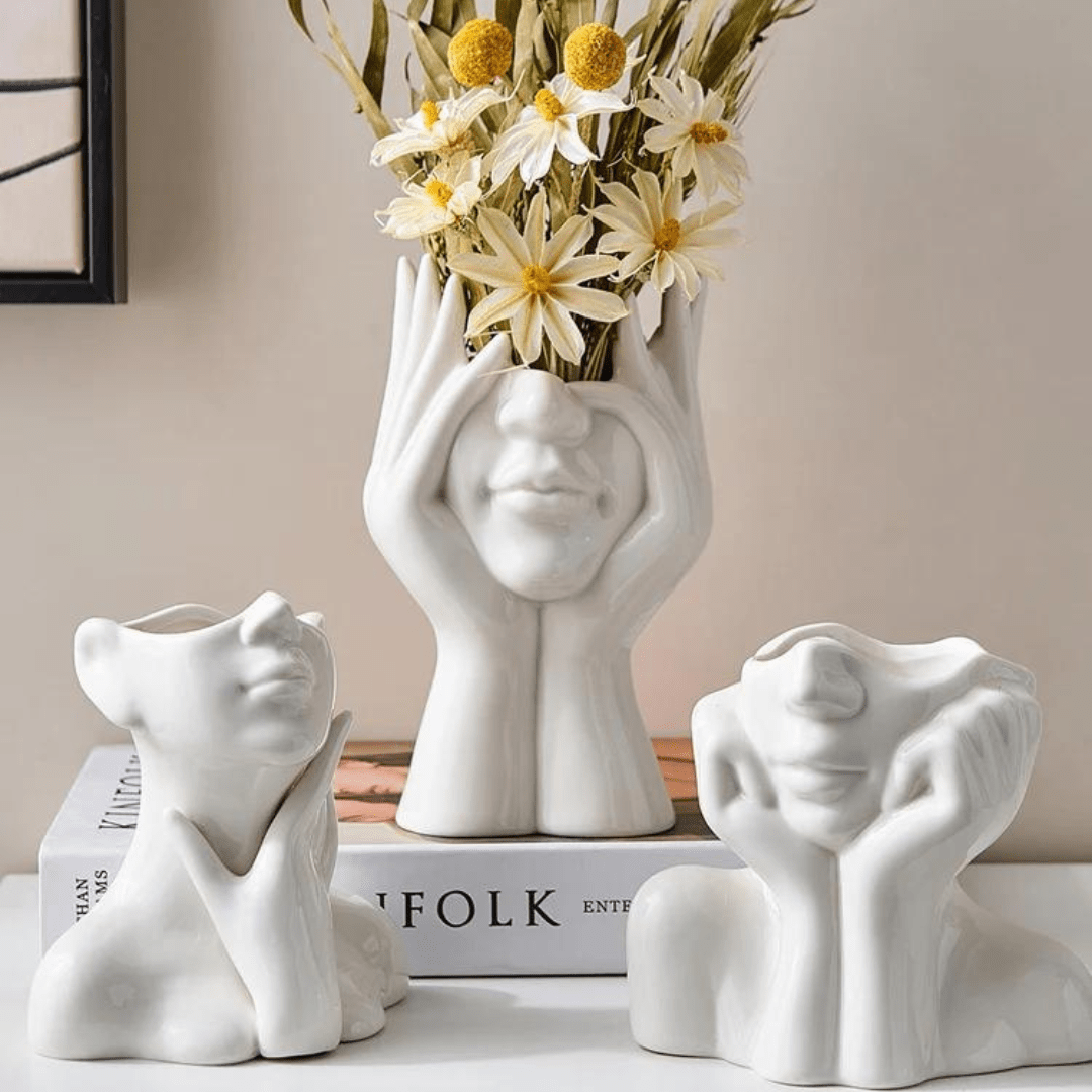 Simple Elegant Ceramic Vase for Modern Homes