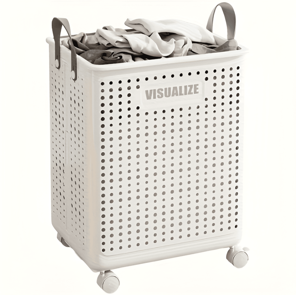 Portable Foldable Laundry Cart on Wheels