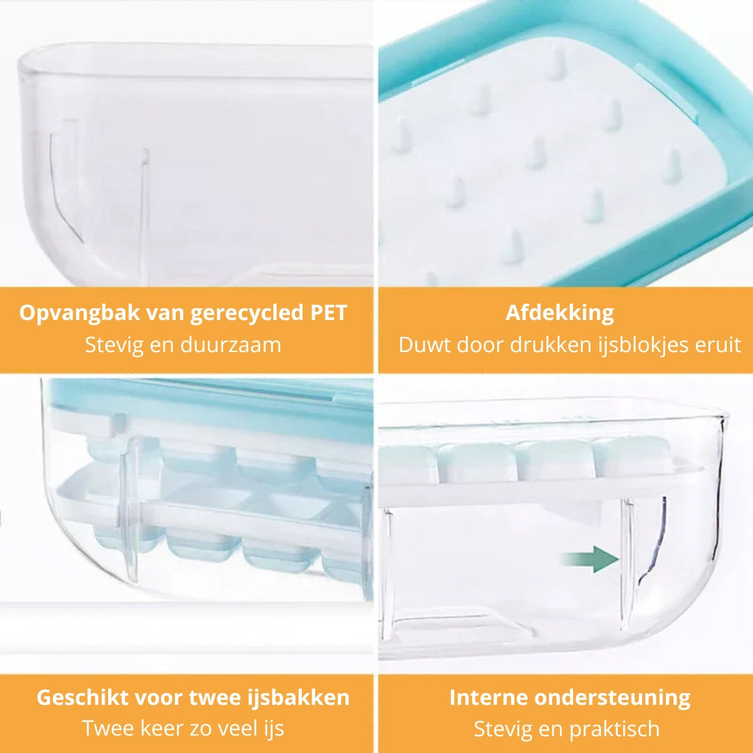 Compact Ice Cube Maker with Removable Tray