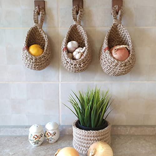 Bohemian Woven Macrame Wall Baskets - Befez