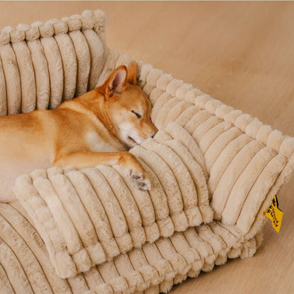 Comfortable Pet Bed with Supportive Neck Rest - Befez