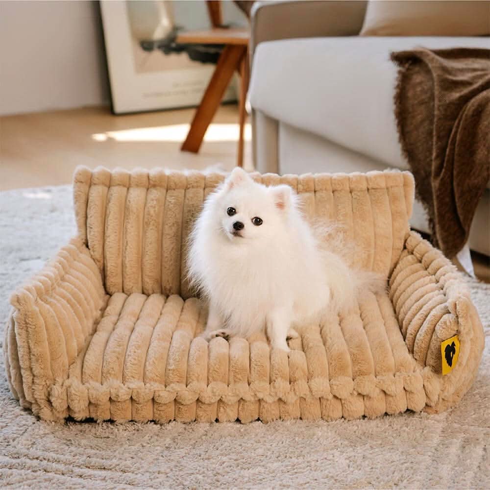 Comfortable Pet Bed with Supportive Neck Rest