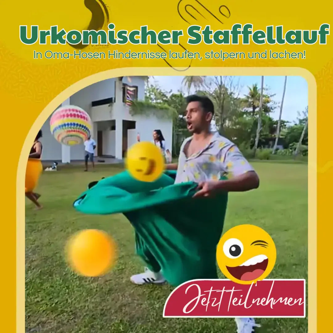 Big Outdoor Party Game with Funny Pants