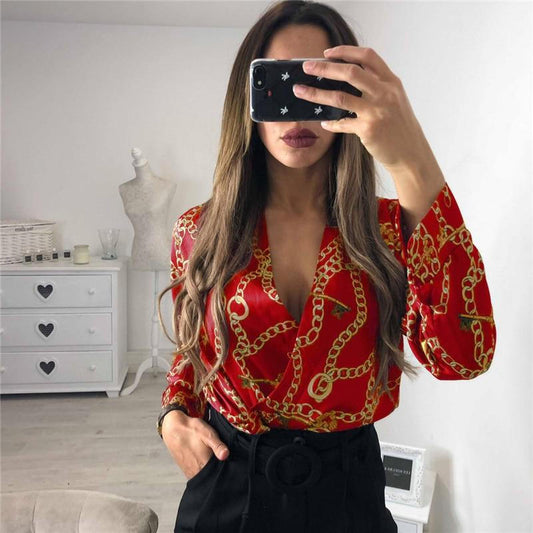 Retro Style Graphic Bodysuit - Befez