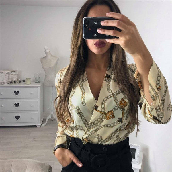 Retro Style Graphic Bodysuit