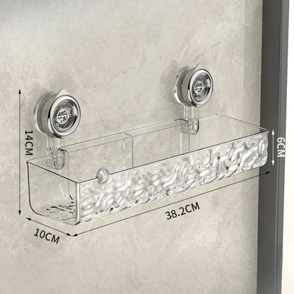 Sticky Bathroom Corner Storage Shelf