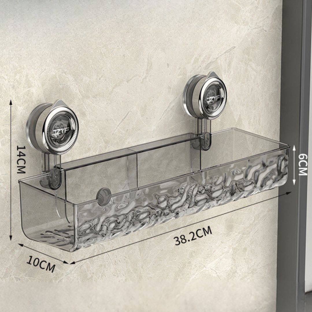 Sticky Bathroom Corner Storage Shelf