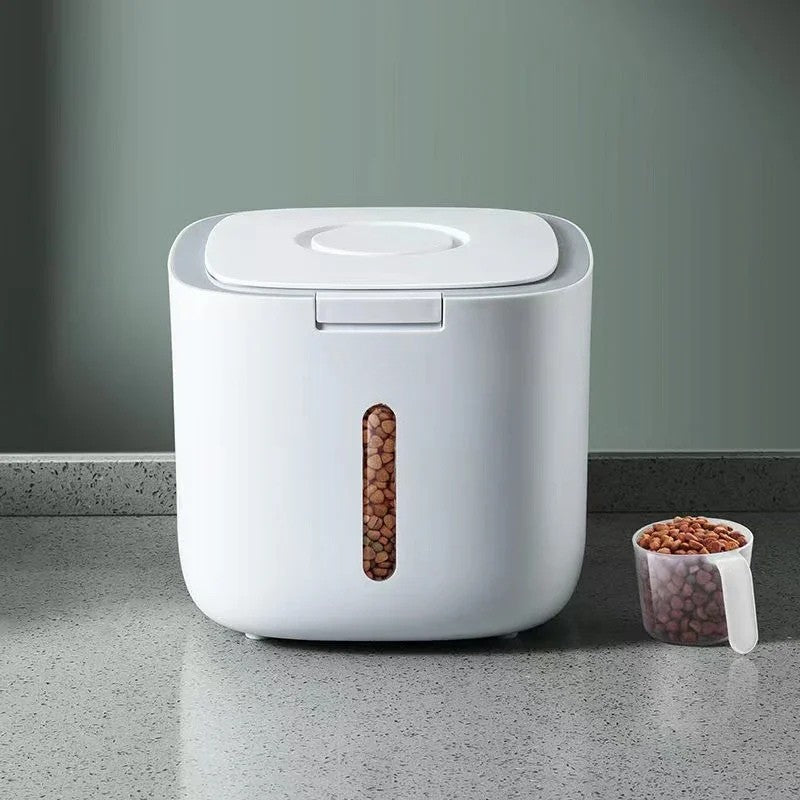 Pet Food Airtight Storage Bin with Scoop