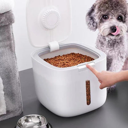 Pet Food Airtight Storage Bin with Scoop