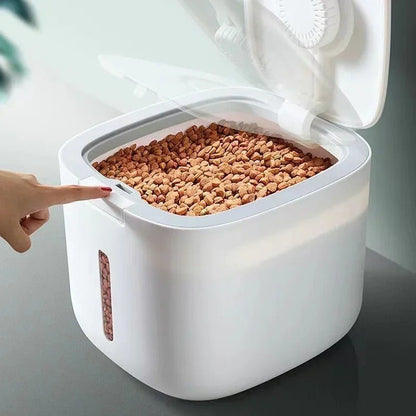 Pet Food Airtight Storage Bin with Scoop