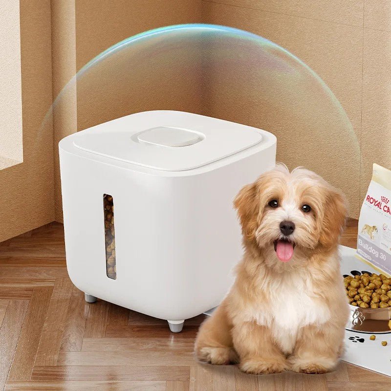 Pet Food Airtight Storage Bin with Scoop