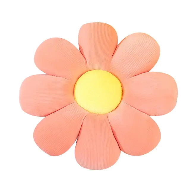 Soft Floral Patterned Chair Cushion
