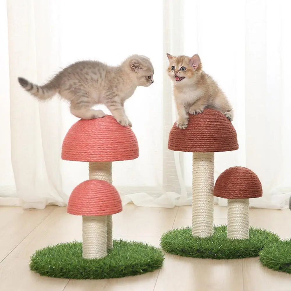 Natural Fiber Cat Tree Scratcher Post